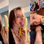 Ashley Matheson Sexy Banana Blowjob Video Leaked