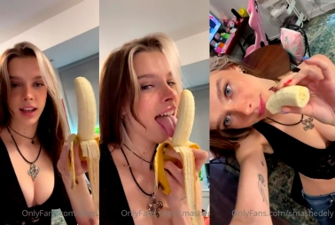 Ashley Matheson Sexy Banana Blowjob Video Leaked