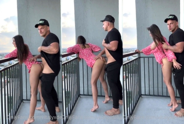 Delia Rose Balcony Sex Tape PPV Video Leaked