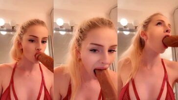 MsFiiire Deepthroat Dildo Blowjob Video Leaked