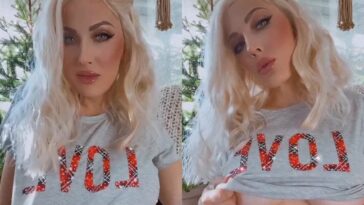 Kristen Hughey Underboob Tease Video Leaked