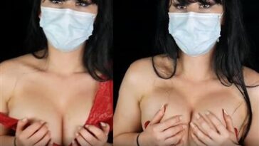 Masked ASMR Nude Topless Waiting For Cum