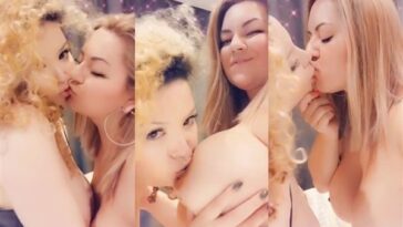 Ruwba Lesbian Kissing & Sucking Big Tits Video Leaked