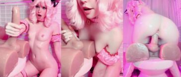 Belle Delphine Pink Kitten Riding Sex Doll Video Leaked
