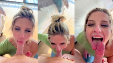 Cheerleader Kait POV Blowjob Cum Swallow Video Leaked