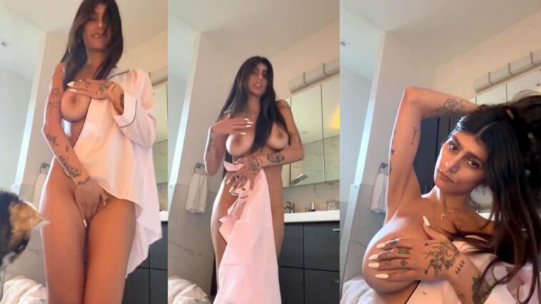 Mia Khalifa Perky Boobs And Bare Ass Tease Video Leaked