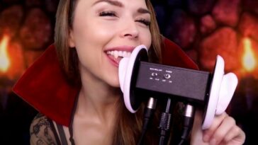 HeatheredEffect ASMR Vampire Ear Eating Video Leaked