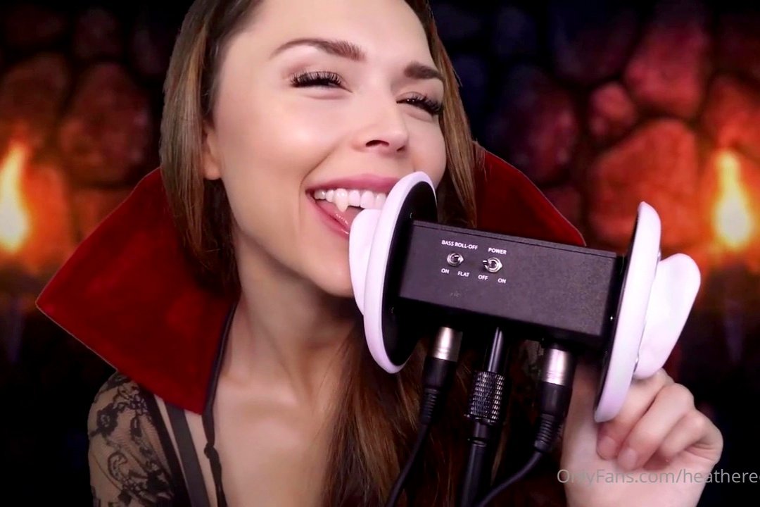 HeatheredEffect ASMR Vampire Ear Eating Video Leaked