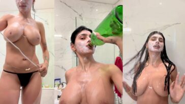 Mia Khalifa Shower Big Boobs Solo Onlyfans Video Leaked