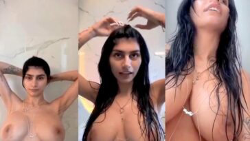 Mia Khalifa Naked Hot Shower NEW PPV Video Leaked
