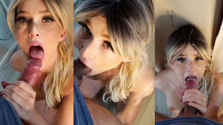 Playful Innocence Nude POV Blowjob Facial Video Leaked